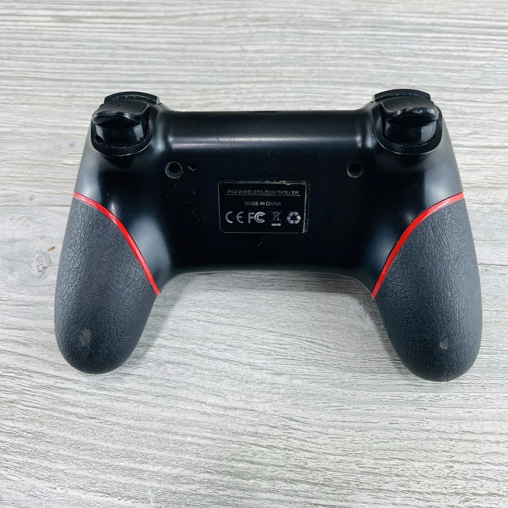 Wireless Game Controller for Sony PS4(Red)- Black Excellent Tested Working